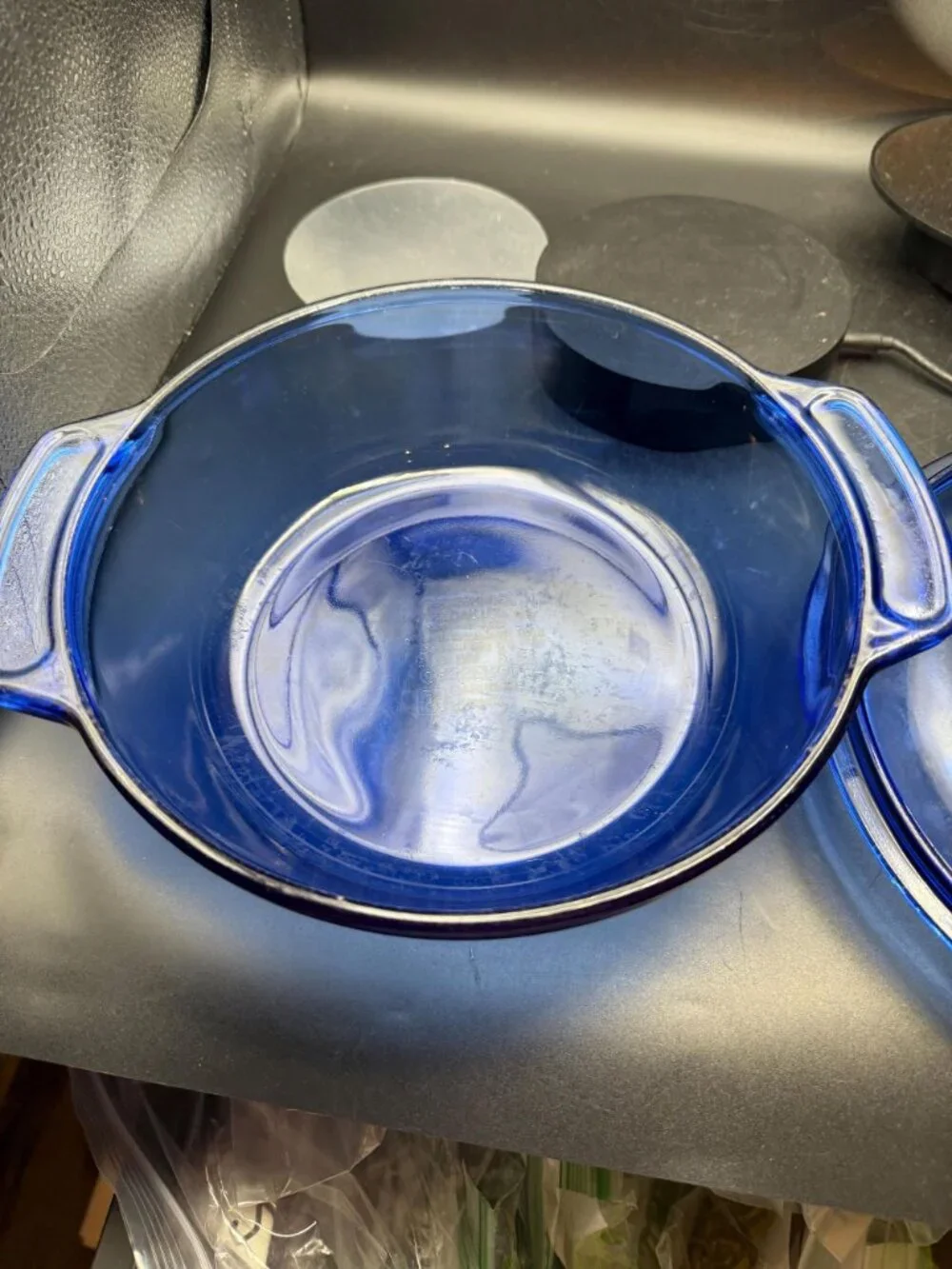 Cobalt Anchor Hocking Covered Casserole 2 QT
